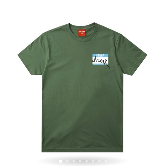 NELK FULL SEND brand “Hello my name is drunk” tee - Picture 1 of 3